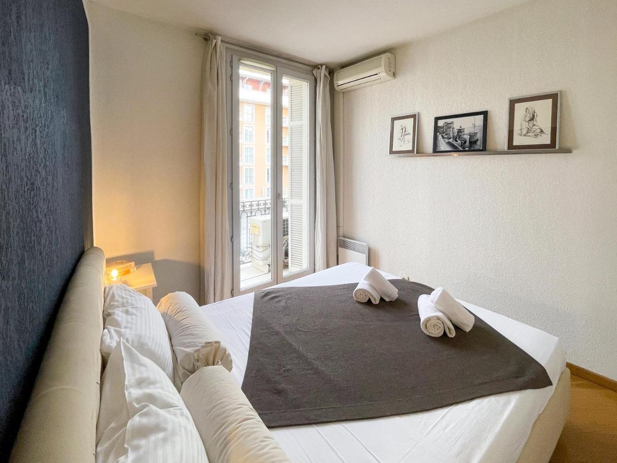 BH - PALAIS MAGNAN - Lux 4 Pers. WiFi. Clima. LENVAL Apartment Nice Bagian luar foto