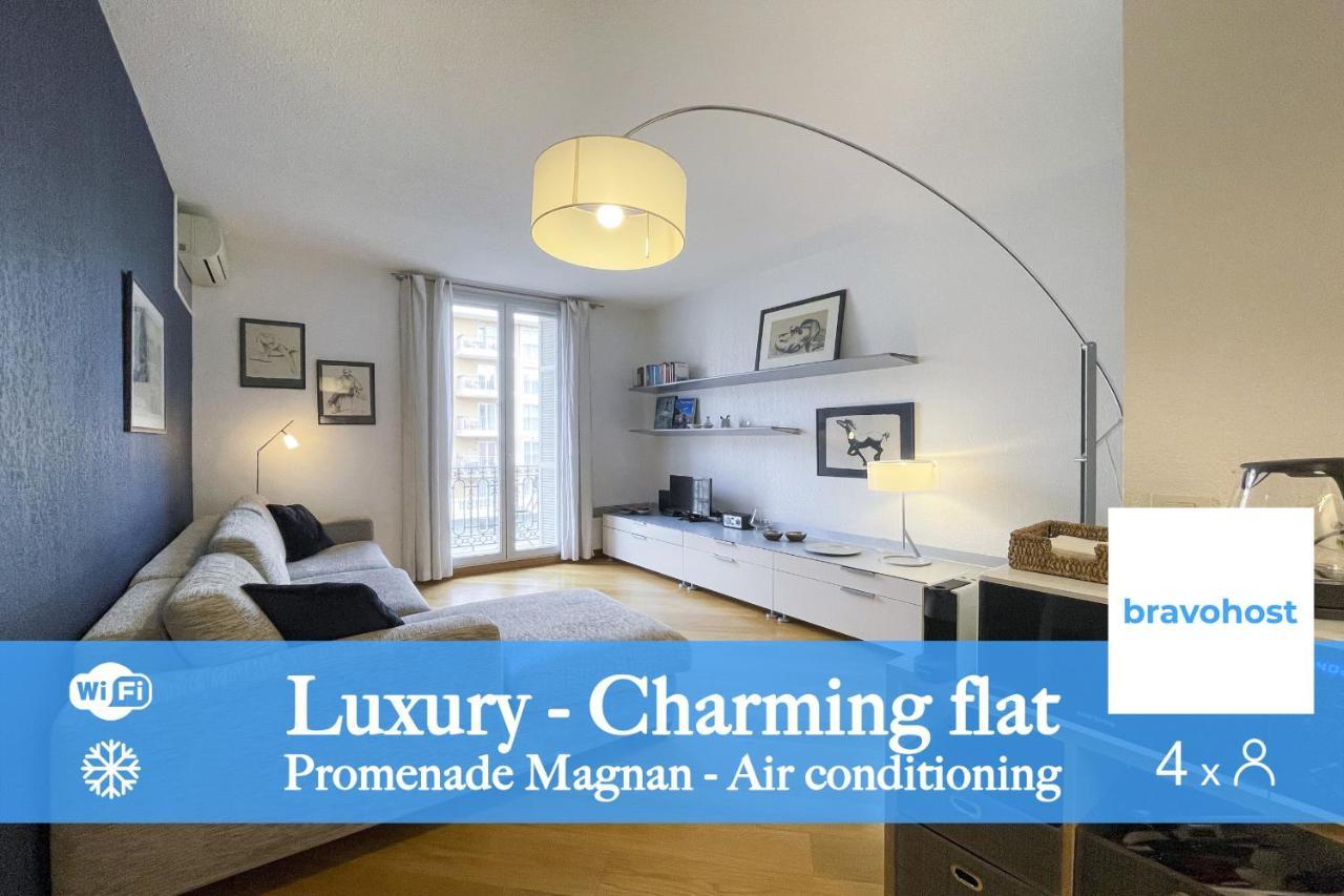 BH - PALAIS MAGNAN - Lux 4 Pers. WiFi. Clima. LENVAL Apartment Nice Bagian luar foto