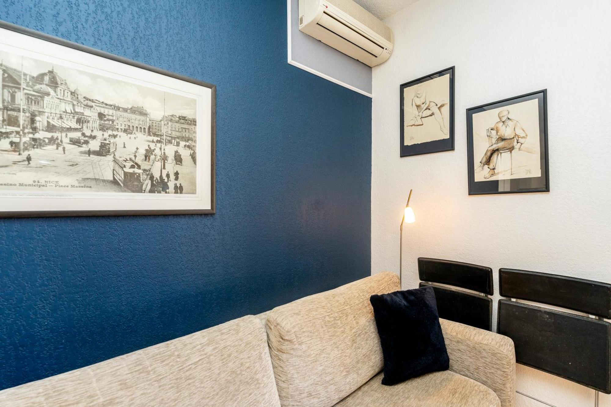 BH - PALAIS MAGNAN - Lux 4 Pers. WiFi. Clima. LENVAL Apartment Nice Bagian luar foto